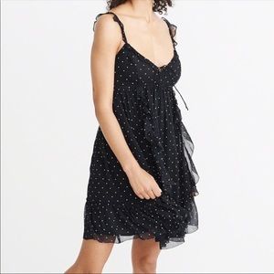Abercrombie and Fitch Ruffle Chiffon Dress